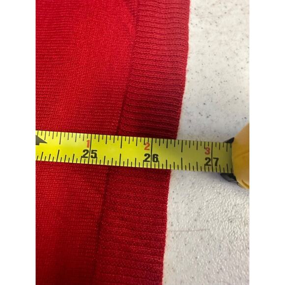 Lauren Ralph Lauren Women's Size M Silk Modal Blend Turtleneck Sweater Red A56 - Picture 6 of 6